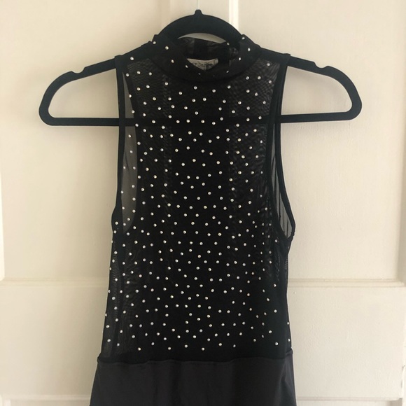 Mesh Rhinestone Bodysuit - Picture 7 of 7